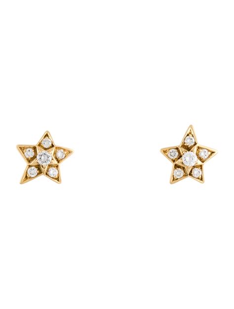 Shop CHANEL Comète Géode Earrings 